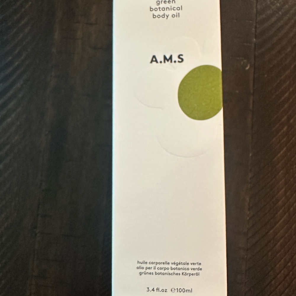 A.M.S Green Botanical Body Oil - 3.4 fl oz
